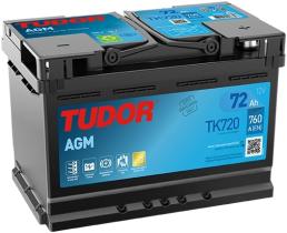 TUDOR TK720 - BATERIA 12 V 72AH 760A +ETN 0 278X1