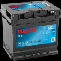 TUDOR TL550 - BATERIA 12 V 55AH 540A +ETN 0 207X1