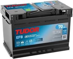 TUDOR TL700 - BATERIA 12 V 70AH 760A +ETN 0 278X1