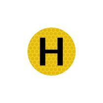 MATRI CE002SH - (CE002SH) DISTINTIVO H VEHICULO HISTORICO NIVEL 2 DIAMETRO 6